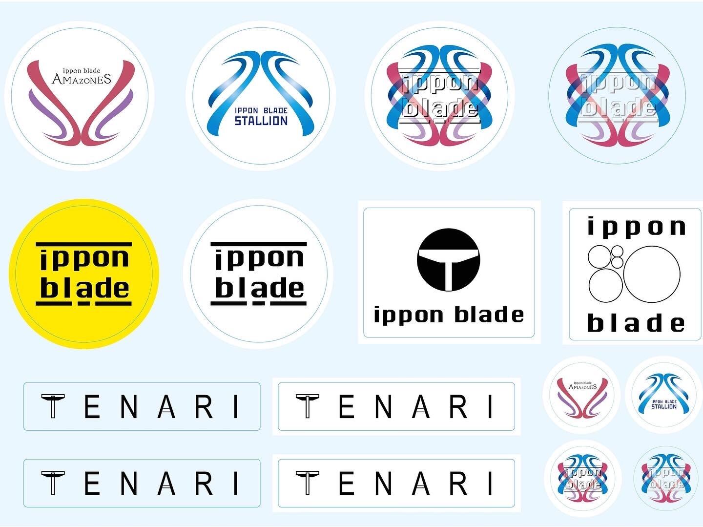 ippon  bladeロゴ詰め合わせステッカーシート（送料別・税込価格）