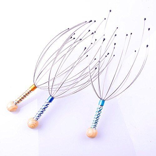 頭皮ゾクゾク快感　頭スッキリ ひんやり ヘッドスパワイヤー　メタルシャワー