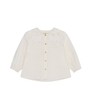 Konges Sløjd / RILO COLLAR SHIRT_OPTIC WHITE（18m,2y,3y,4y）