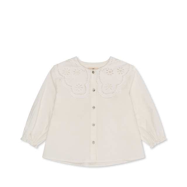 Konges Sløjd / RILO COLLAR SHIRT_OPTIC WHITE（18m,2y,3y,4y）