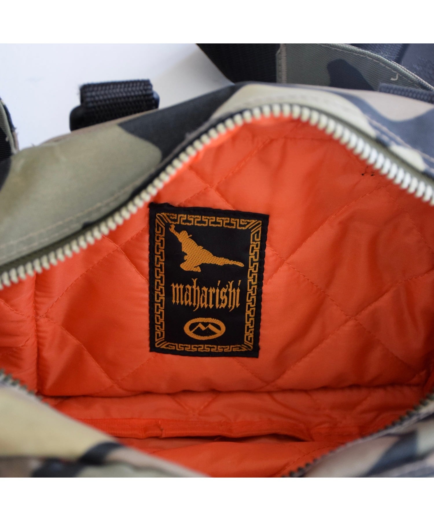 90's MAHARISHI “忍者タグ“3WAYカモフラージュバッグ カーキ マハリシ