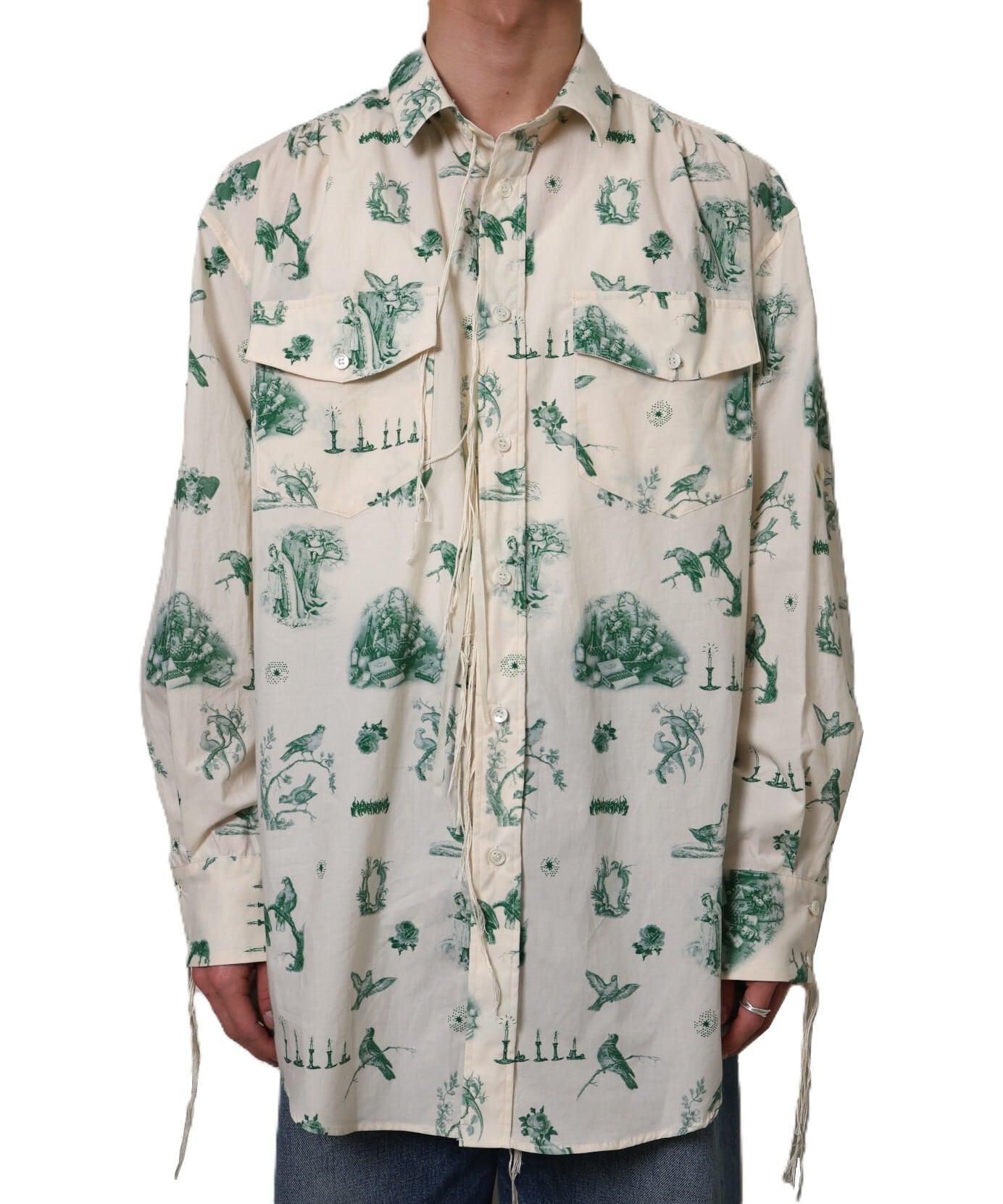 Midorikawa / MID26SS-SH05 ORGANDY WORK SHIRT(CANDLE) | AfterSchool