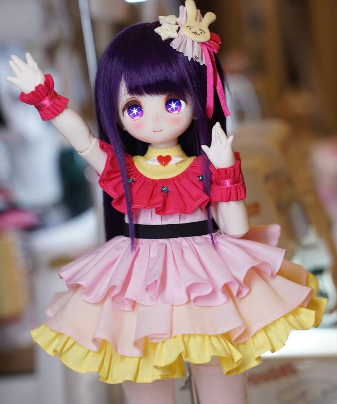 セット！ドール用 星野アイ 星野愛 cos ドレス 洋服 服 BJD 1/3 ID75