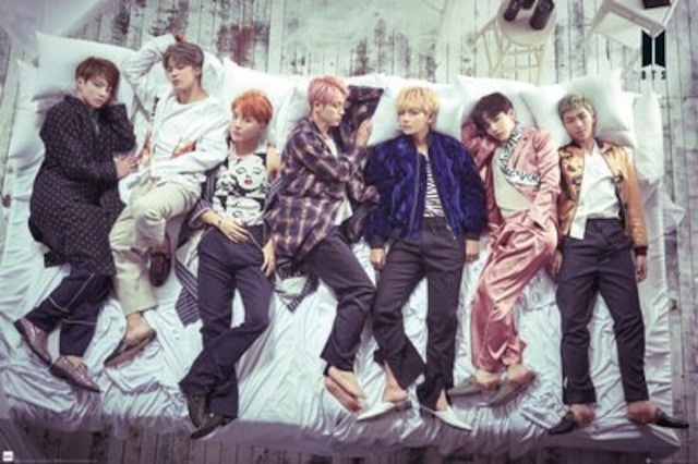 BTS  防弾少年団　BED 輸入ポスター　61cm x 91.5cm POSG2140