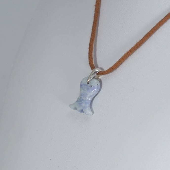 糸魚川翡翠 ラベンダー翡翠 すずらんペンダントトップ 3.0g lavender