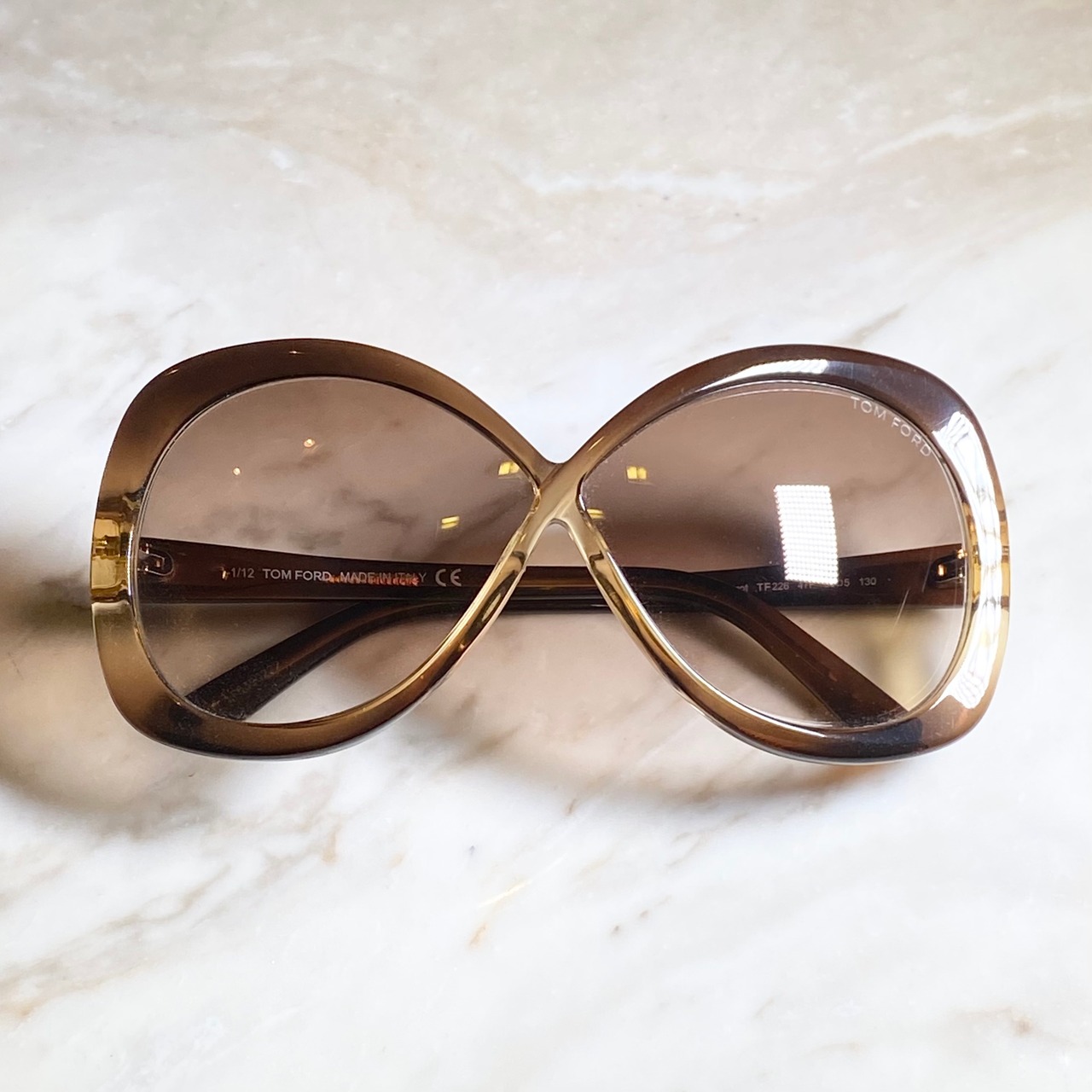 TOM FORD butterfly frame sunglasses “TF226” “Margot”