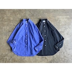 Manual Alphabet (マニュアルアルファベット) Broad Cloth Loose Fit Band Collar Shirt