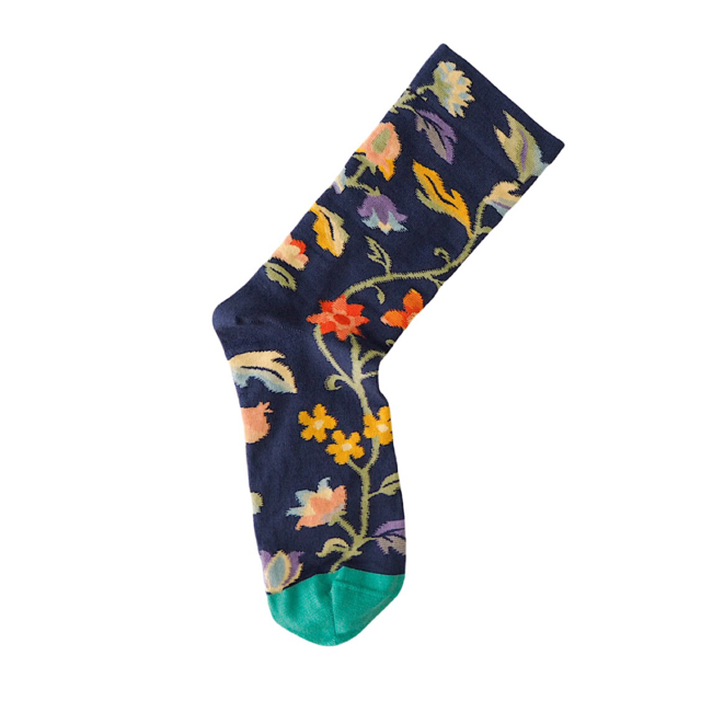 Bonne Maison/【Le Bal】Socks Slate Flower BA5-01