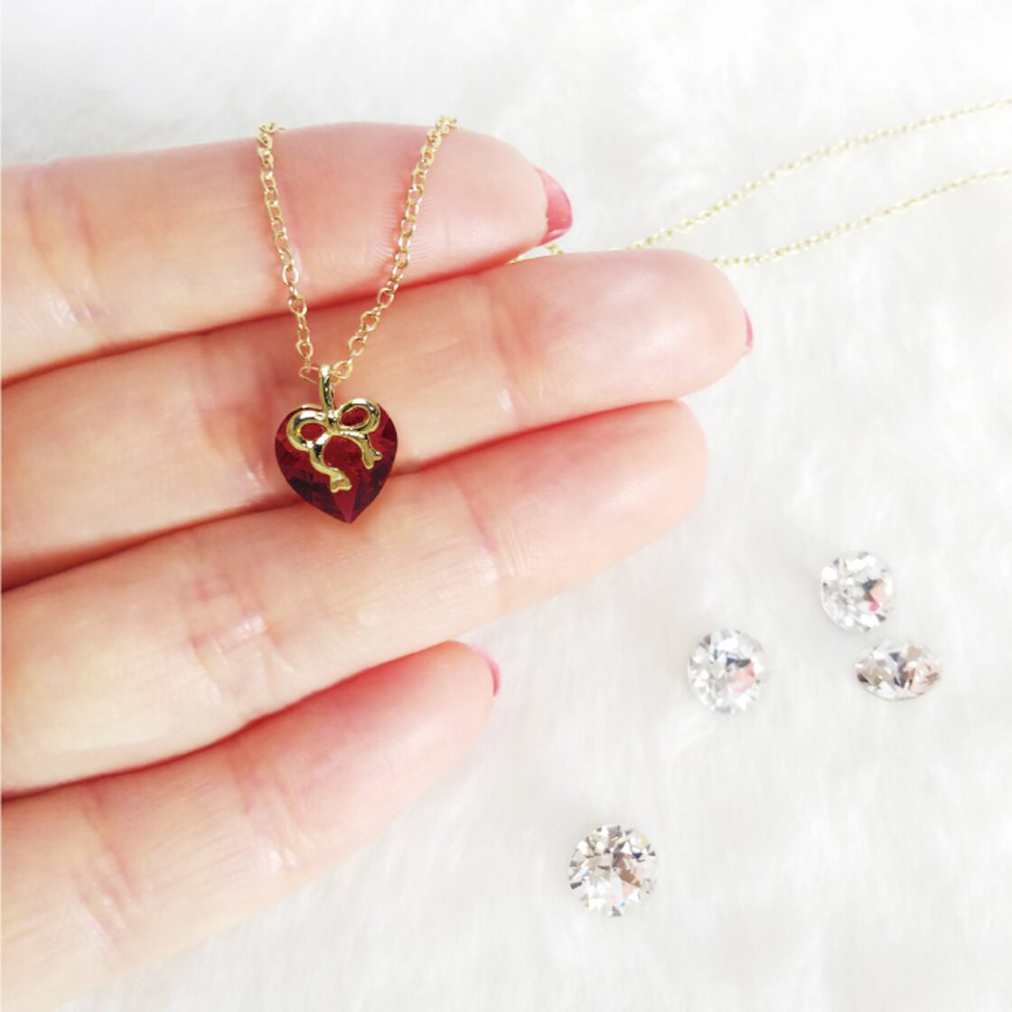 大人かわいい♡チャーム 汚らしく パープルハート