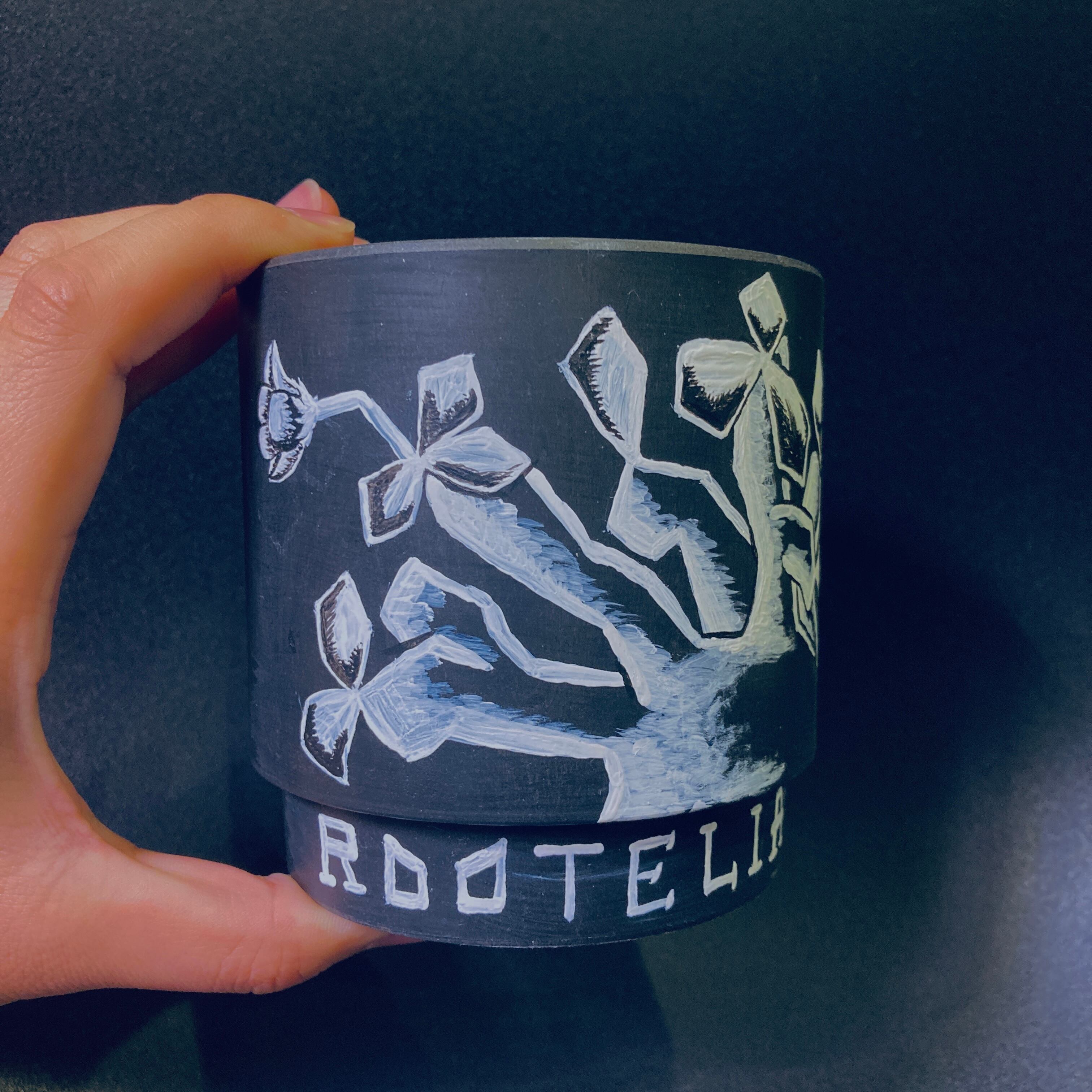 象牙球art. BLACK POT 3.3号鉢 パキポディウム オリジナル プラ鉢