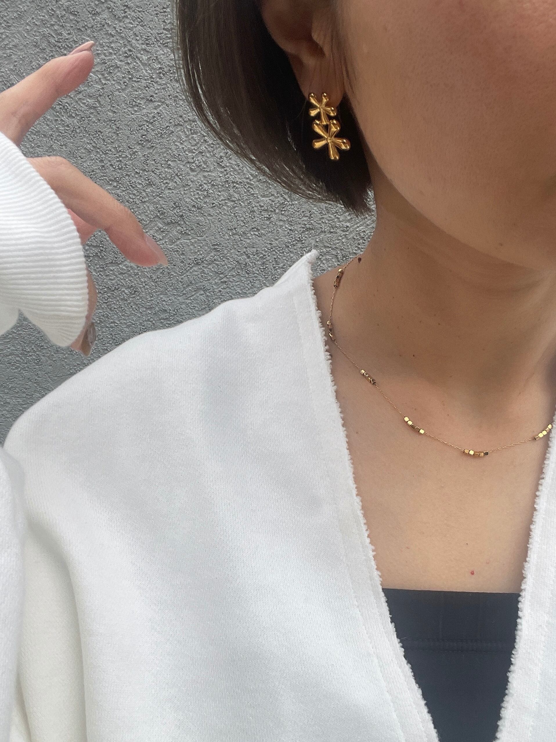 double flower pierce | joie 