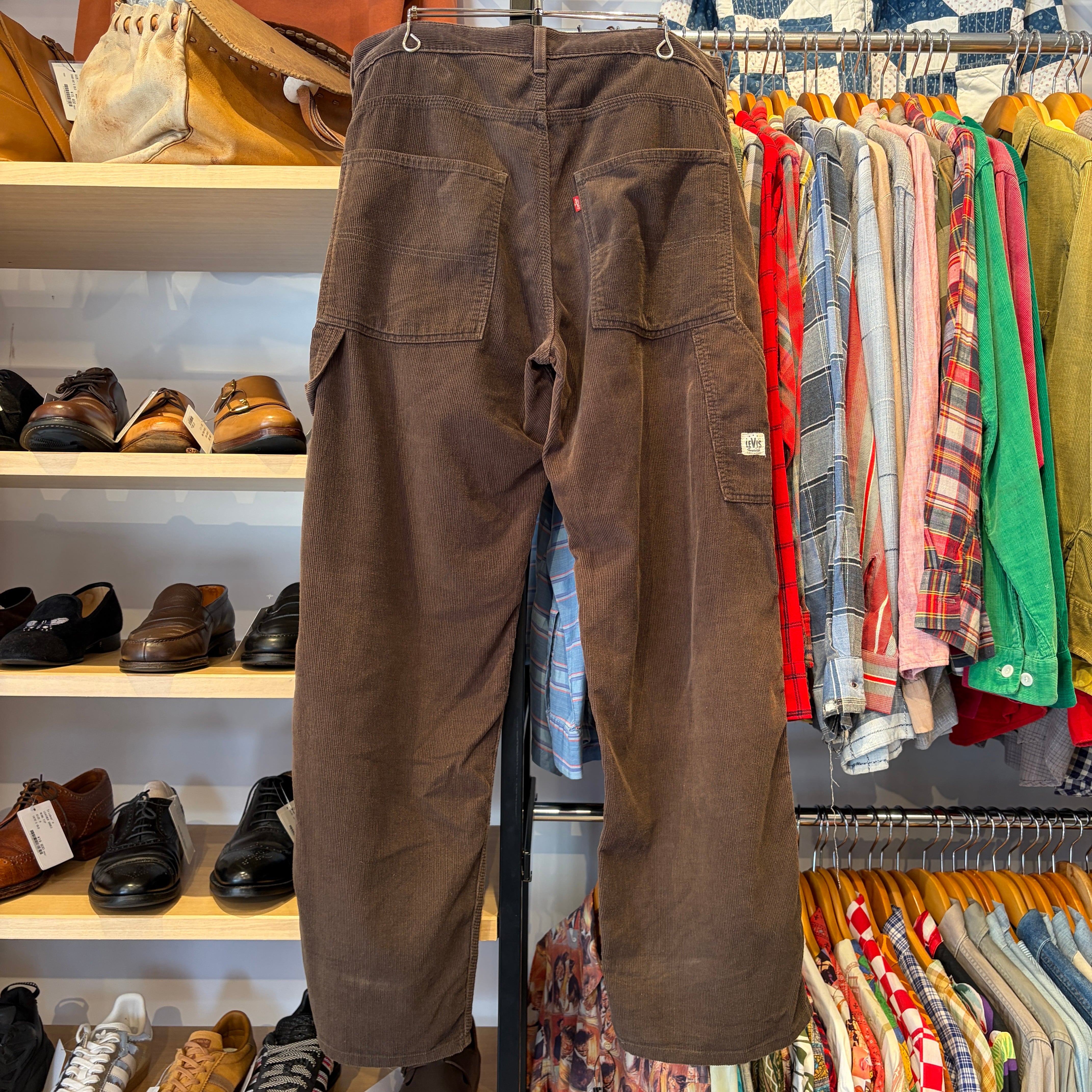 2000s LEVI'S CORDS PAINTER PANT BROWN | safarionline