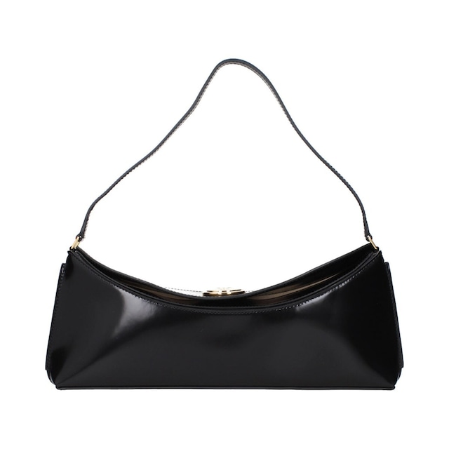 JACQUEMUS ジャックムス レディース ショルダーバッグ レザー ブラック