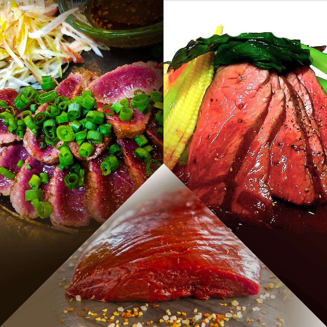 【毎月お届け】ダチョウ肉 3点セット（モモ・フィレ・最上級フィレ）