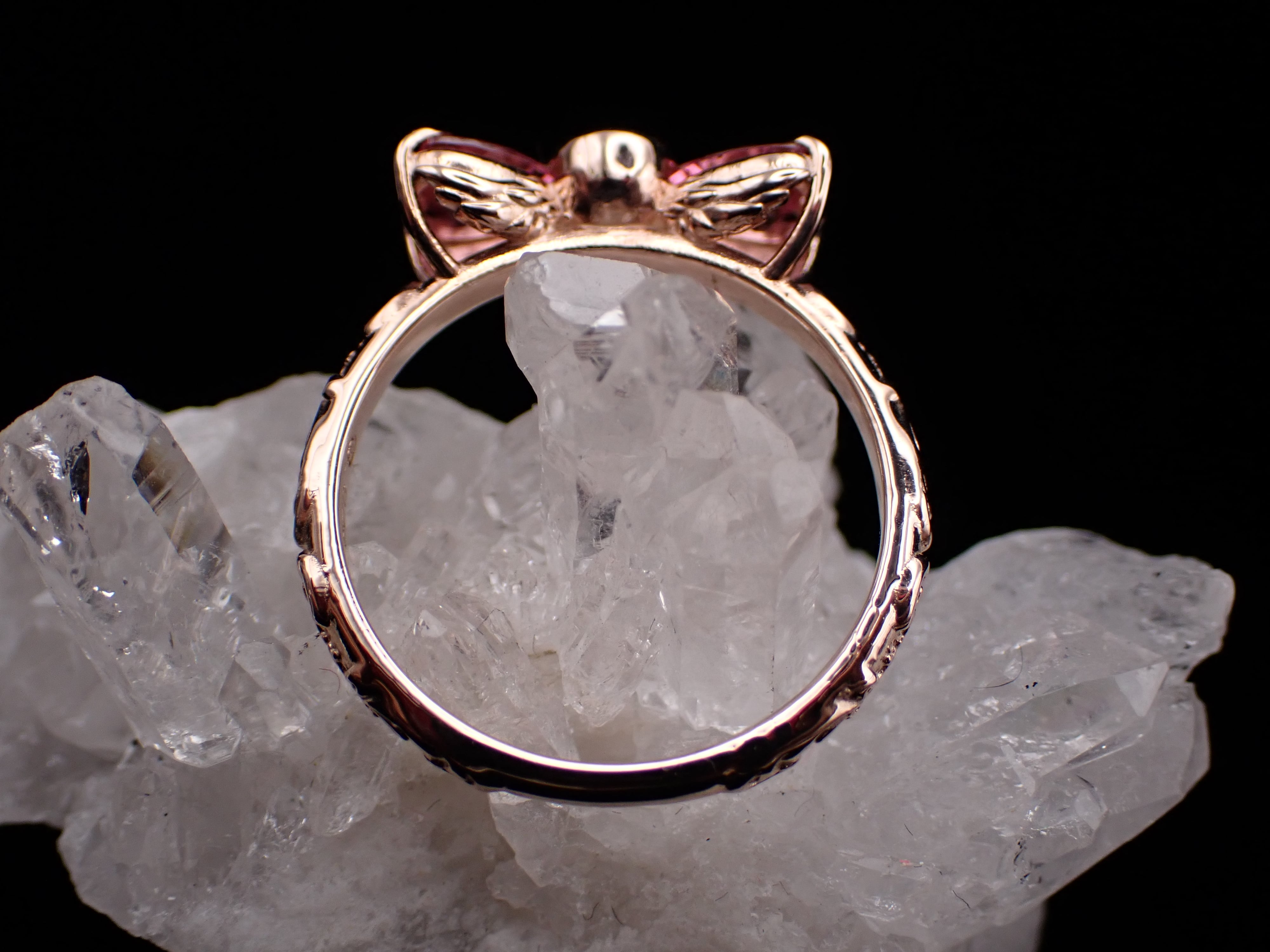 R.nouveau 】12号 RIBBON ピンクトルマリン PGリング | 小さな宝石店 R