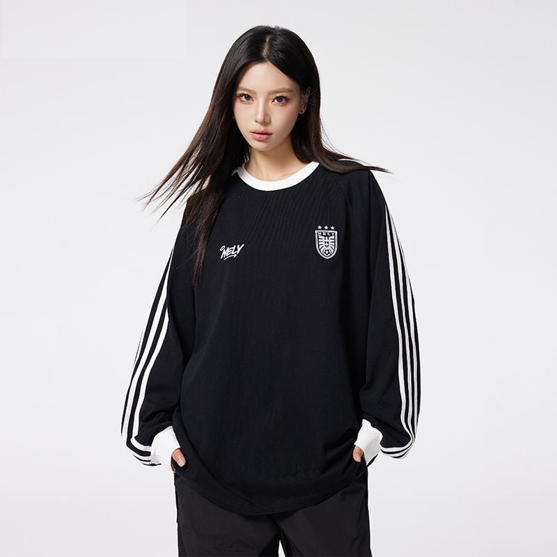 MEDM ロゴ 長袖 Tシャツ ロゴ テニス カジュアル 男女兼用 bc916031c3ca61f0ac9df1b674ae46