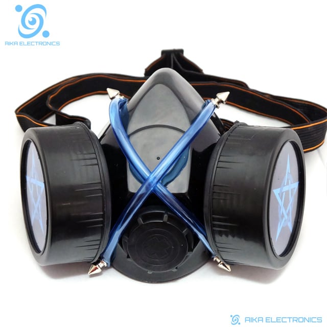 Gas mask Type:Cross【BLUE】／AIKA ELECTRONICS | AIKA ELECTRONICS