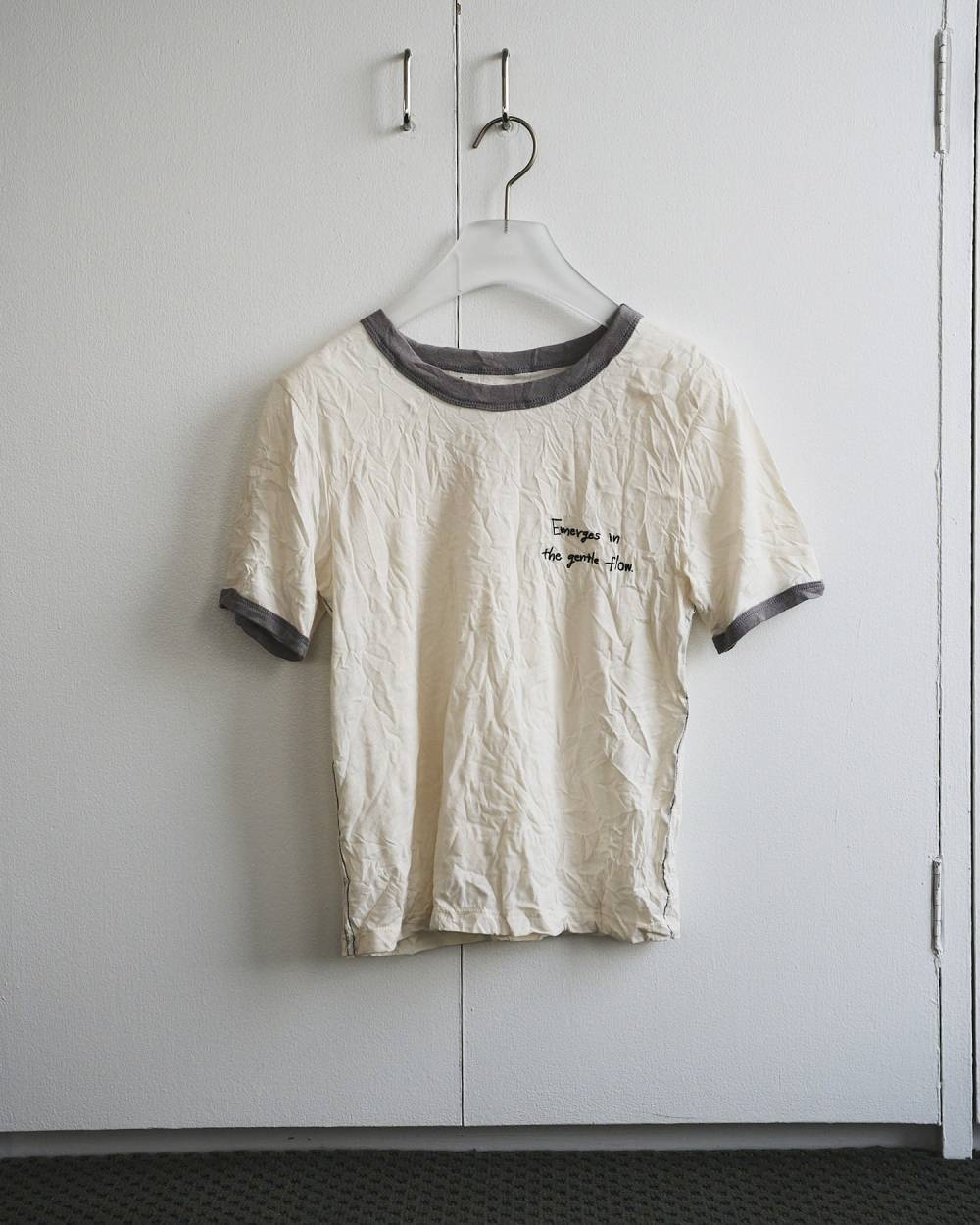 anuke(アンヌーク) Lettering Washer T-Shirts | サウスオレンジ
