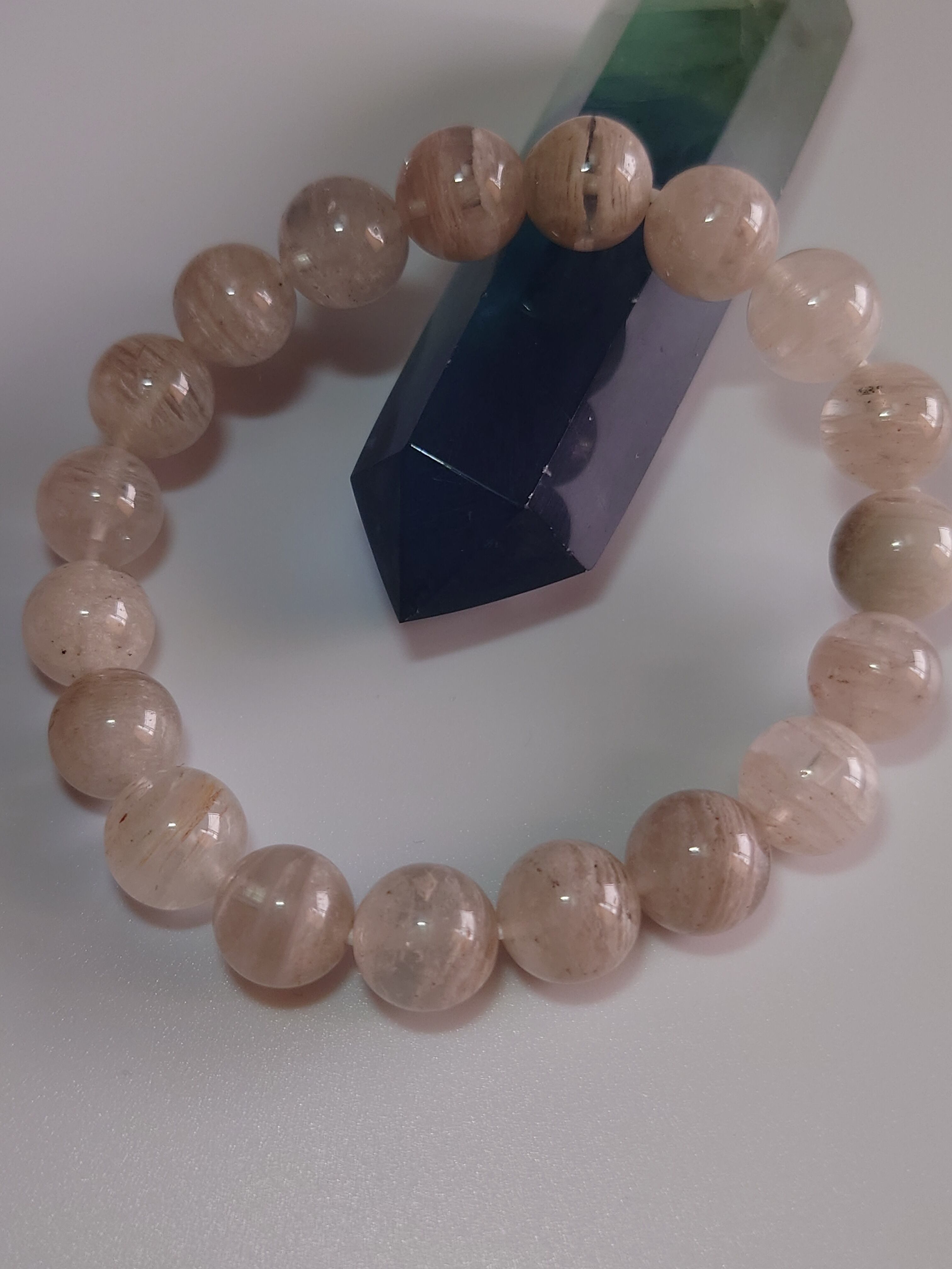 フラーレン(ミックス水晶) 10mm ルチルクォーツ入り | Pay ID