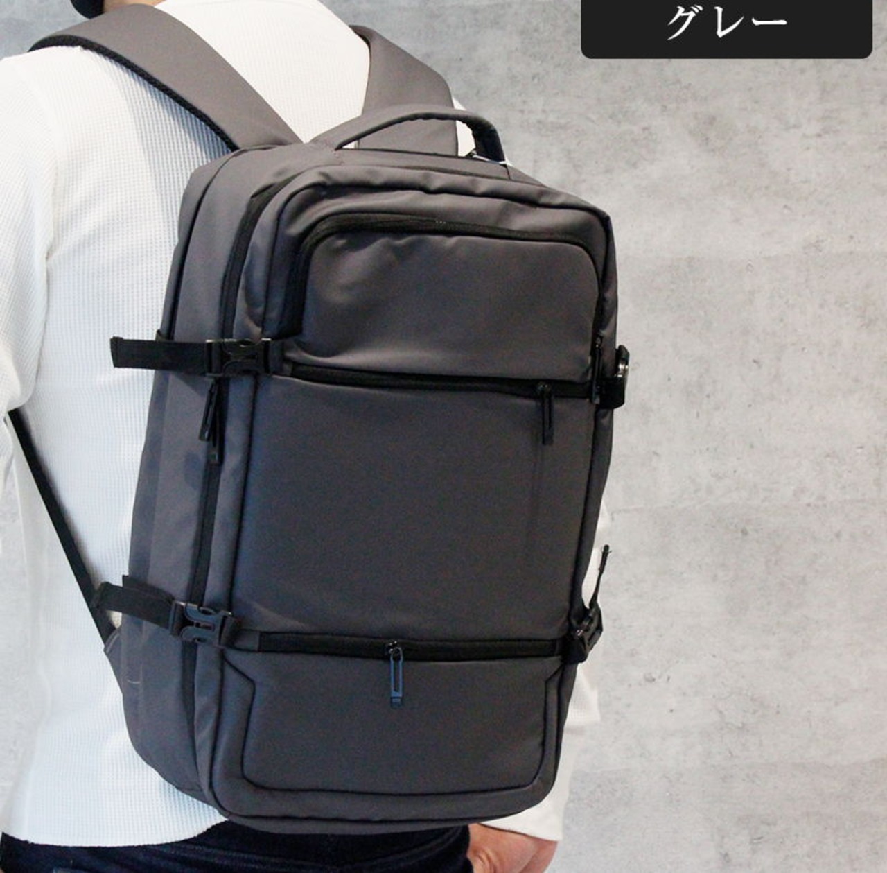 リュック バックパック リュックサック レディース メンズ 大容量 頑丈 シンプル ビジネス 収納 撥水加工 USB充電口付き 通気性 ブラック