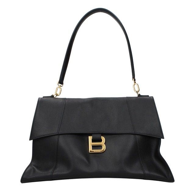 BALENCIAGA バレンシアガ レディース ショルダーバッグ レザー ブラック 8107332ABF91000