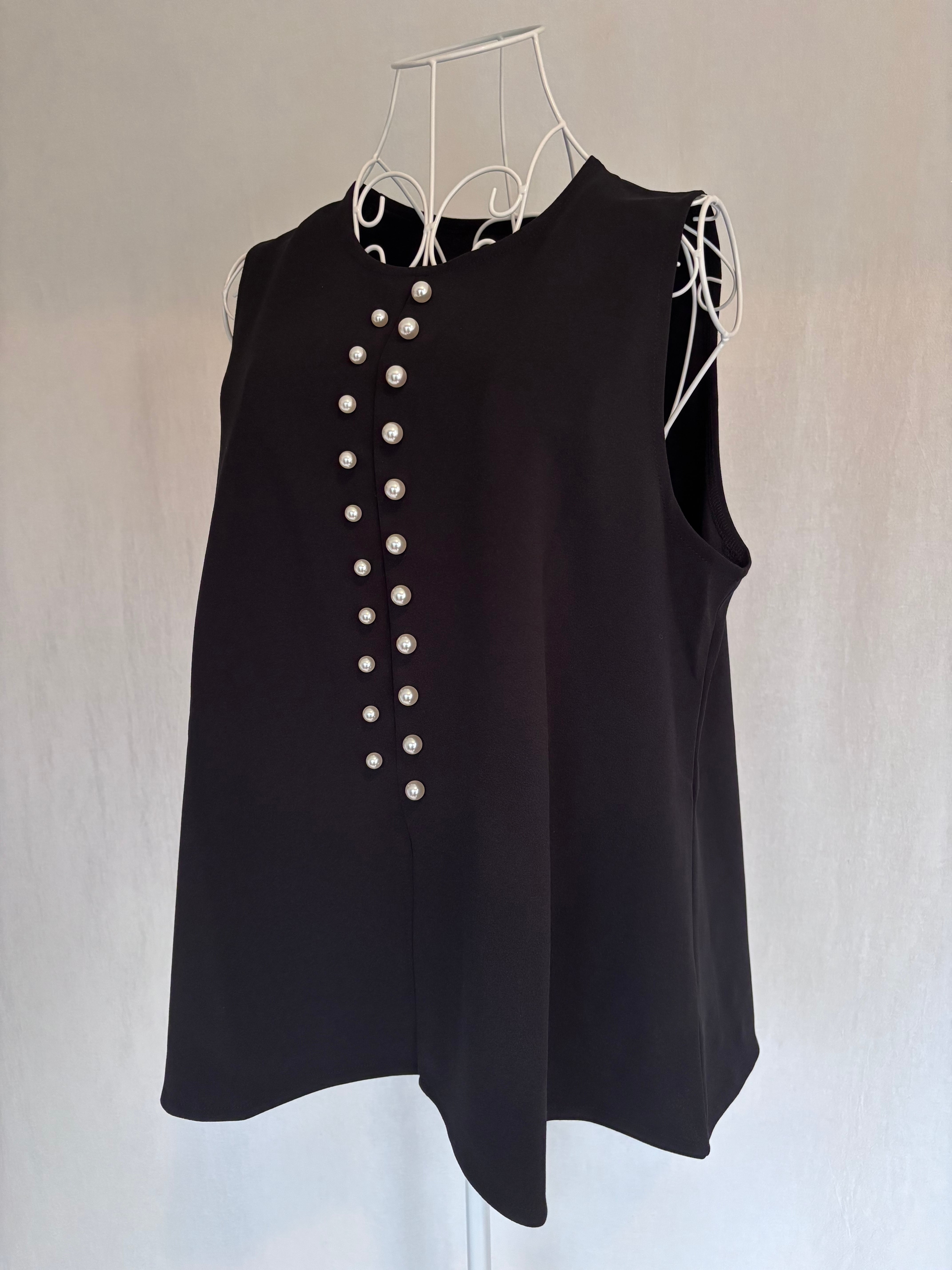MARGE Tulle beading short gilet | PAY ID