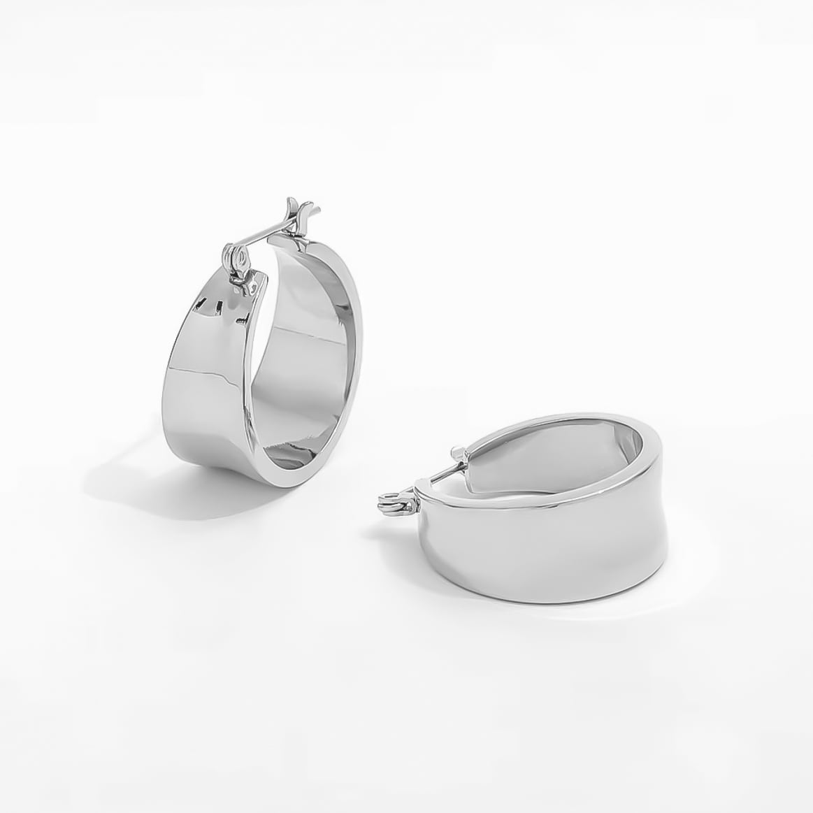 316L Chunky hoop pierce［silver］#p114 | CELINA
