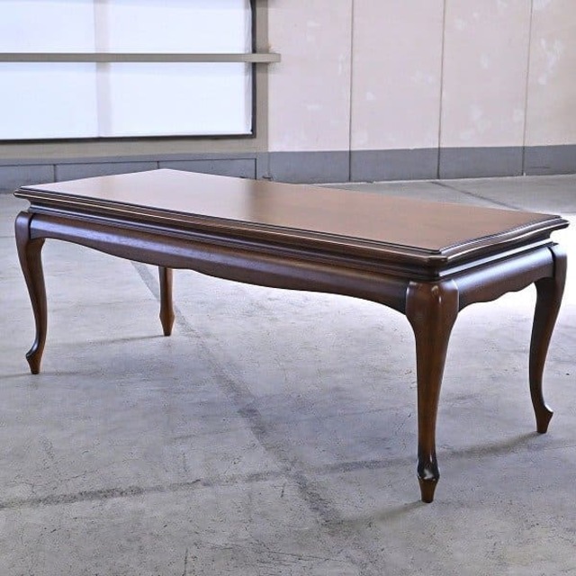 マルニ「マキシマム」19万 センターテーブル ローテーブル リビングテーブル 猫脚 デスク 机 maruni MAXIMUM 高級 エレガント【中古家具/中古インテリア/USED家具ユーズド家具/リサイクル】