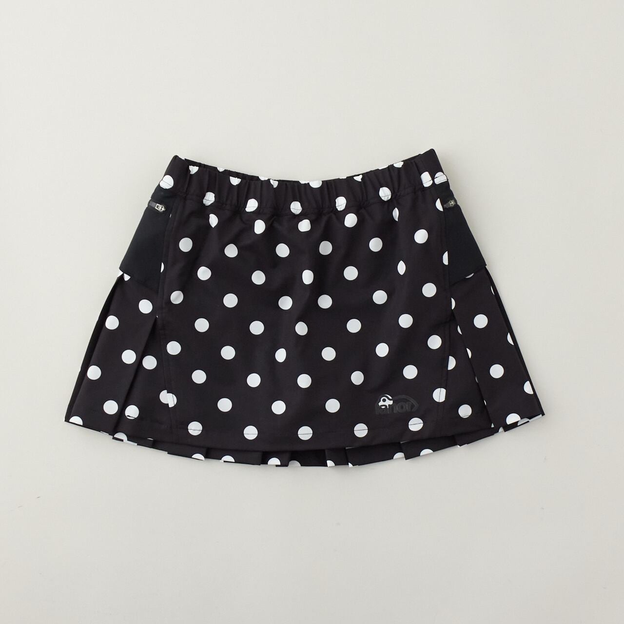ranor(ラナー)DOT SKIRT(ドットスカート)- BLACK レディース ランニングスカート