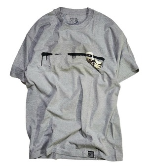 DISSIZIT / CRY LATER STRIPE TEE / GREY