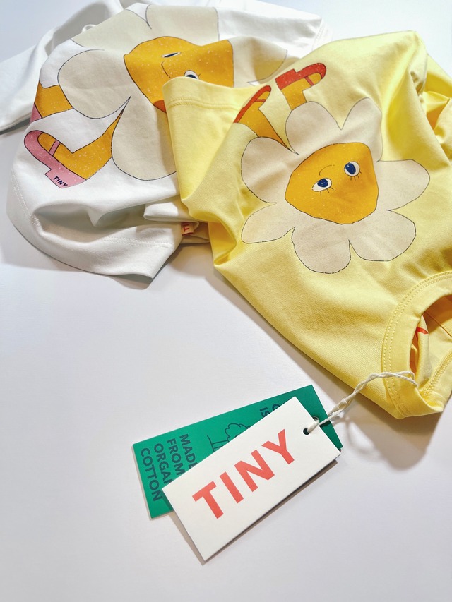 《即納》TINY COTTONS/ FLOWER GRAPHIC BABY TEE
