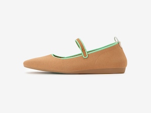 square-ONESTRA / CAMEL & LIGHT GREEN