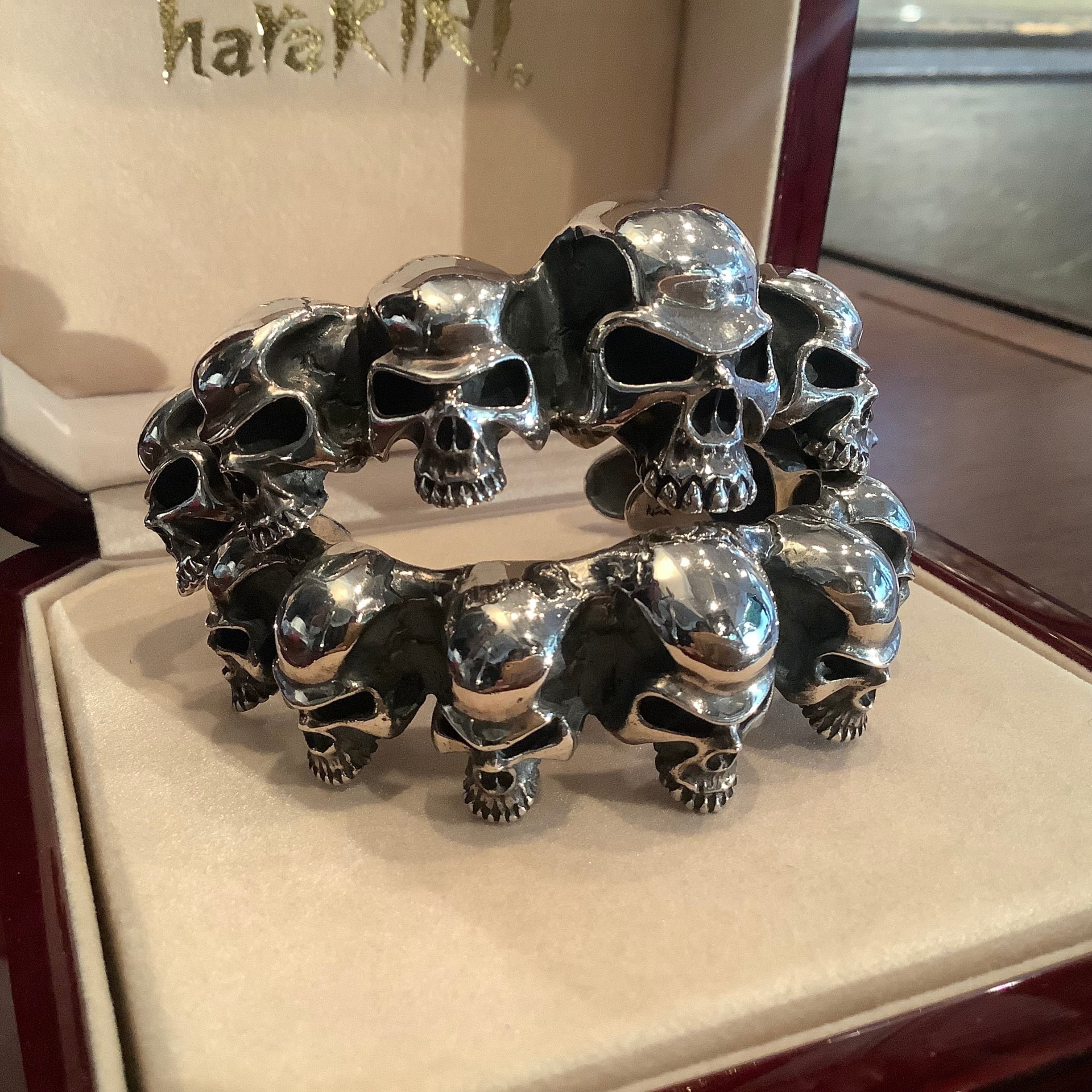 harakiri ブレスレット haraKIRI ハラキリ 髑髏バングル（大）SilverJewelry