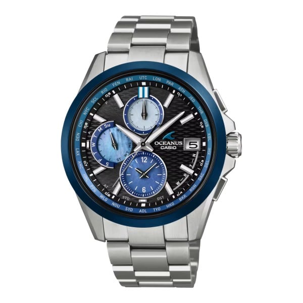 【人気商品】国内正規品 CASIO OCEANUS カシオ オシアナス Classic Line 日本限定800本 阿波藍 電波時計 メンズ腕時計 OCW-T2600AP-1AJF