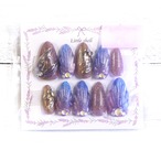 【Little shell】マーメイドネイルチップ（ロング）/ネイルチップ