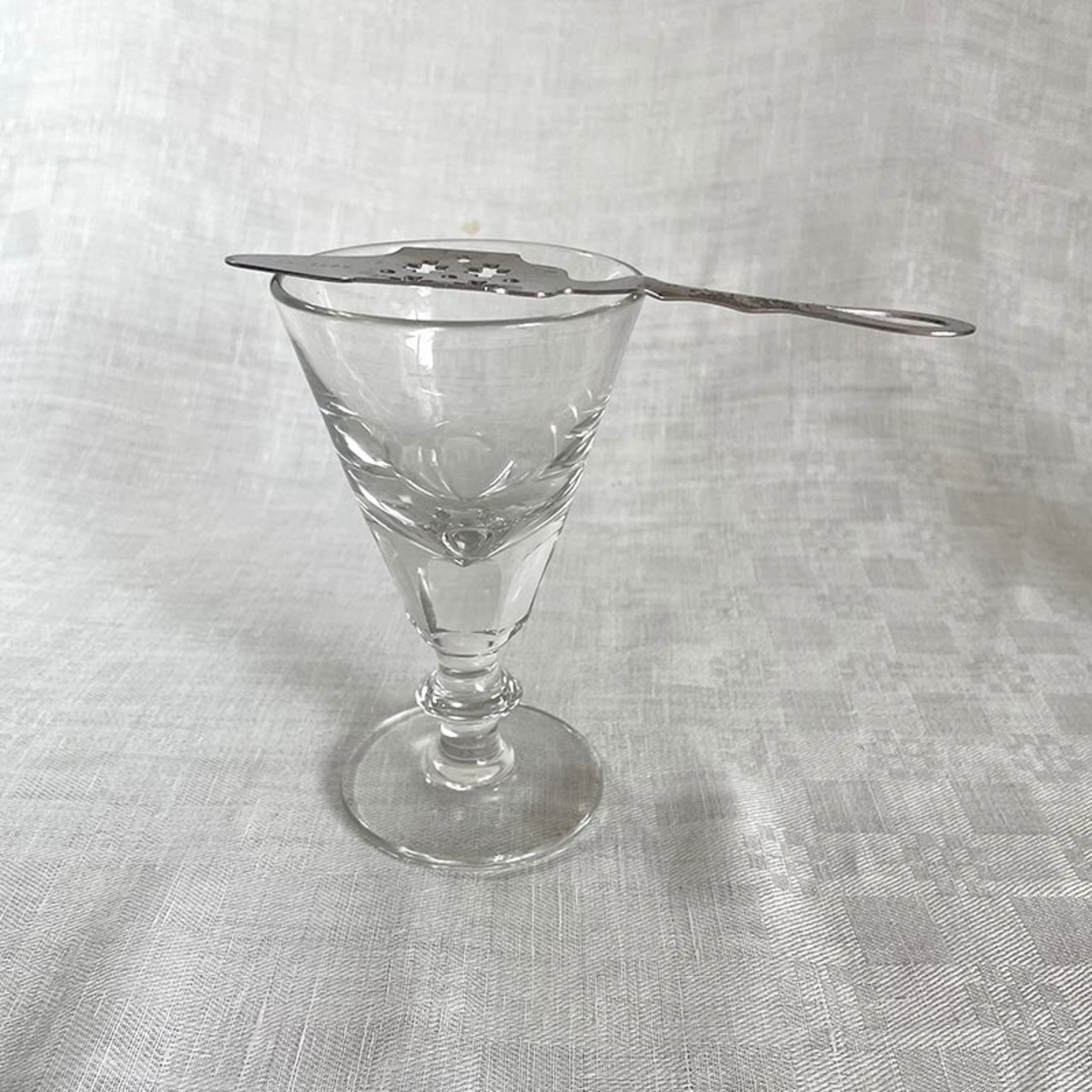 アブサンスプーン クロスの穴 悪魔の酒アブサン用スプーン　カフェグッズ　 19TWa2-4