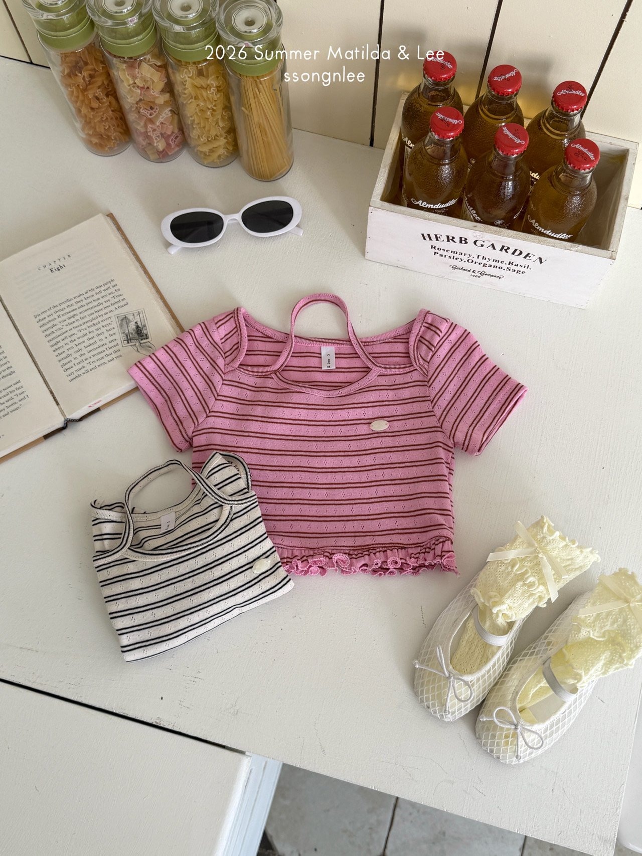 [Matilda&Lee] Added ruffled halter neck / [마틸다앤리] 러플홀터넥추가