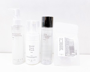 CLALAスキンケア4点セット（クレンジング・洗顔フォーム・化粧水・リップクリーム）