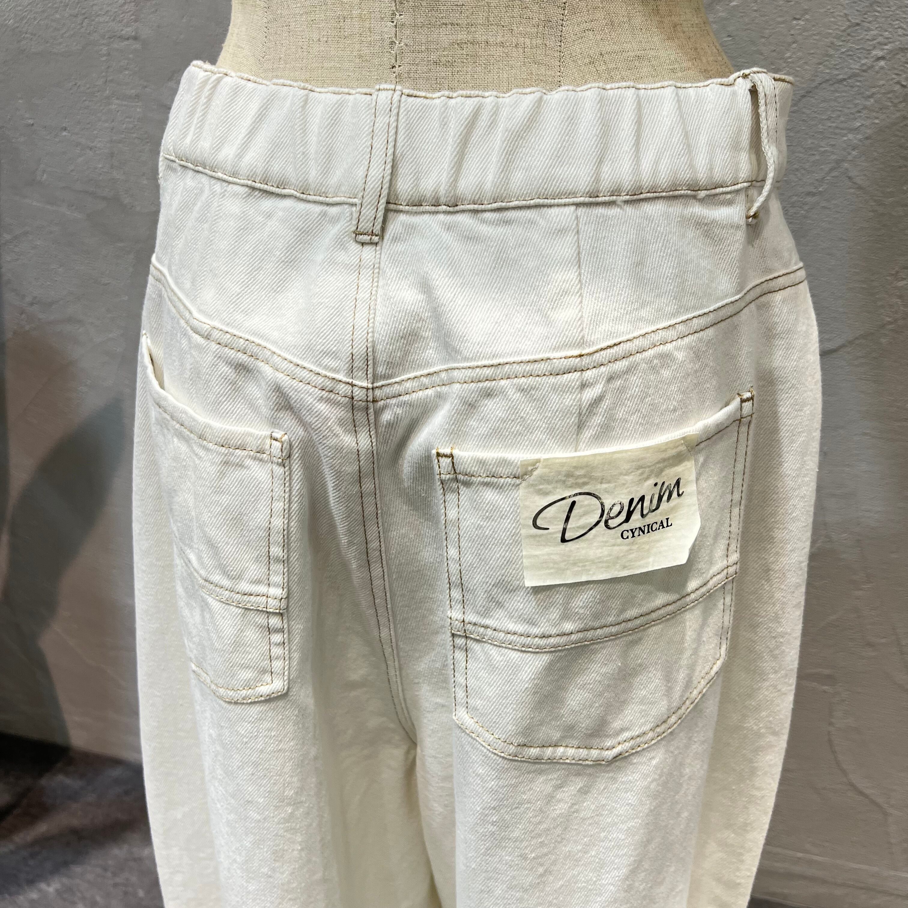 再入荷)【着用ライブあり】CYNICAL/ワイドコクーンデニムパンツ | 20ｰ