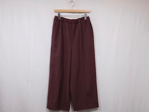 DIGAWEL” Pin tuck Lounge Pants Burgundy”