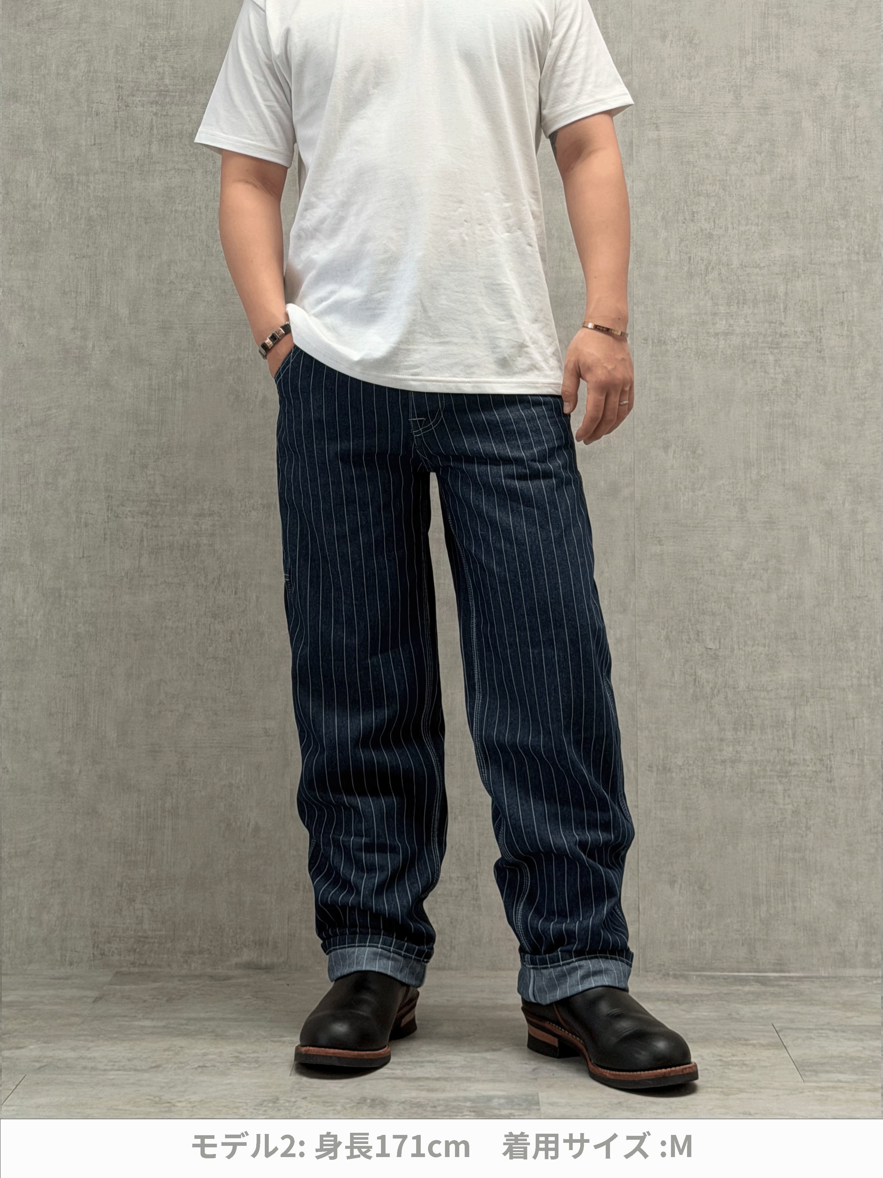 パンツ MODE SPACE Hickory Straight Pants S Hickory Straight Pants | 【ボトムス専門店】MODE SPACE