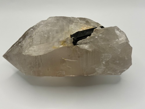 アイリスパキスタン水晶　特大ポイント1.47kg  黒インクルージョン・画像4