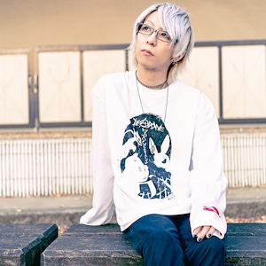 【DEADONE ZOMBIEZ】LONG SLEEVE T-SHIRTS【WHITE】