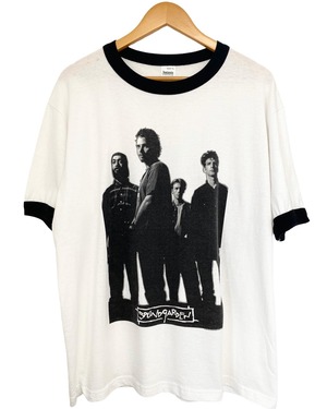 90sSoundGarden Stripe Print Tshirt/L