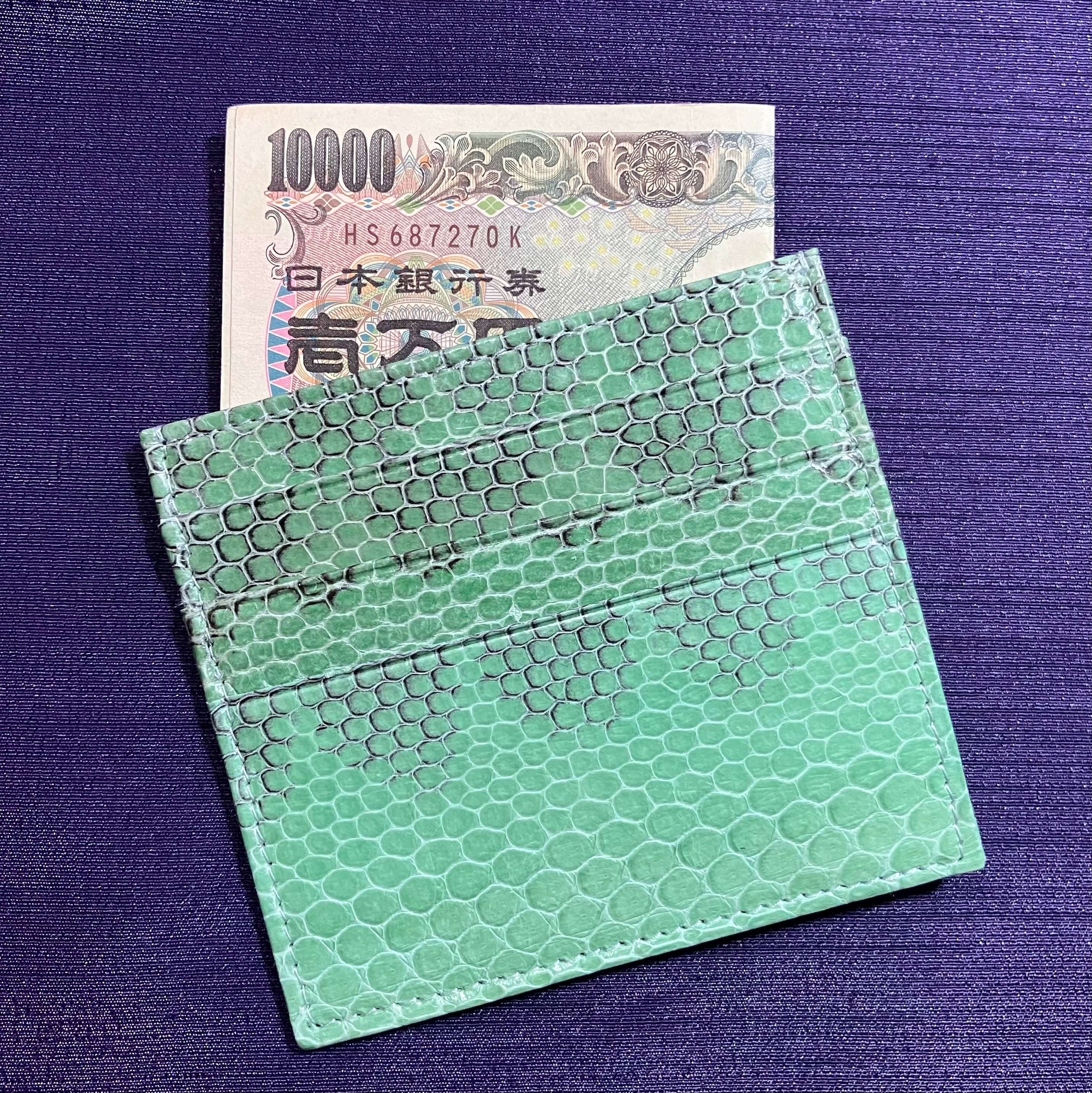 海蛇革 長財布① ガルーシャ×海蛇 長財布 - BAHARI -