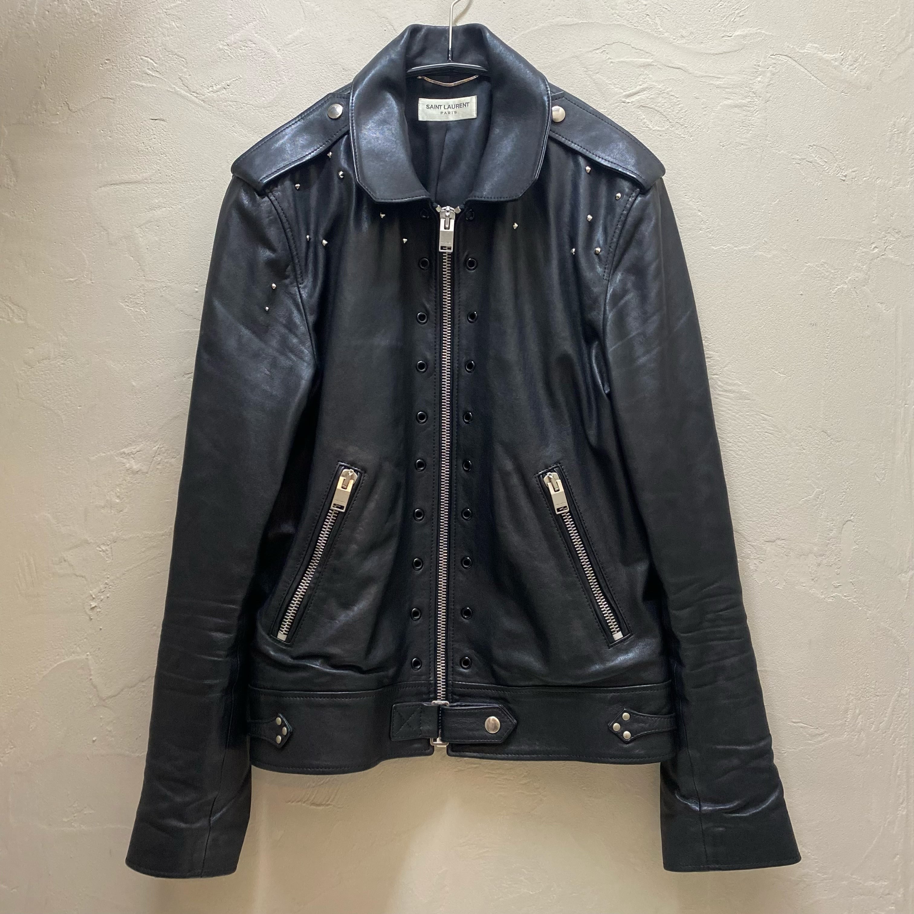 saint エポックメーキング laurent ナポレオンレザーライダース 玉森私物 