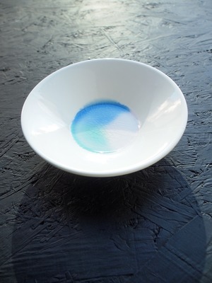 KILNOUT　ボウル　white-1（green-blue）【KIL-BO-white-1-gb】