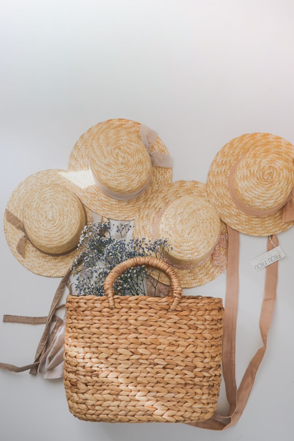 残り1つ/FROU FROU-THE CHARLOTTE HAT/NUDE | LITTLE LOULOU