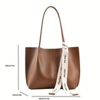 大容量バック レディースバック ２色 ブラック カーキ トートバック レザー ボディバック 仕事カバン