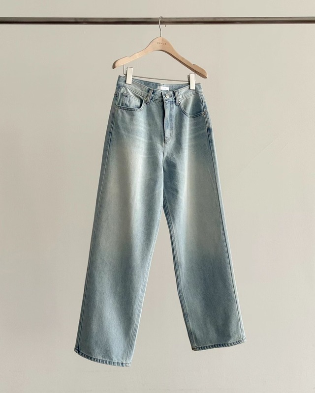 (OUNCE) brush denim  pants
